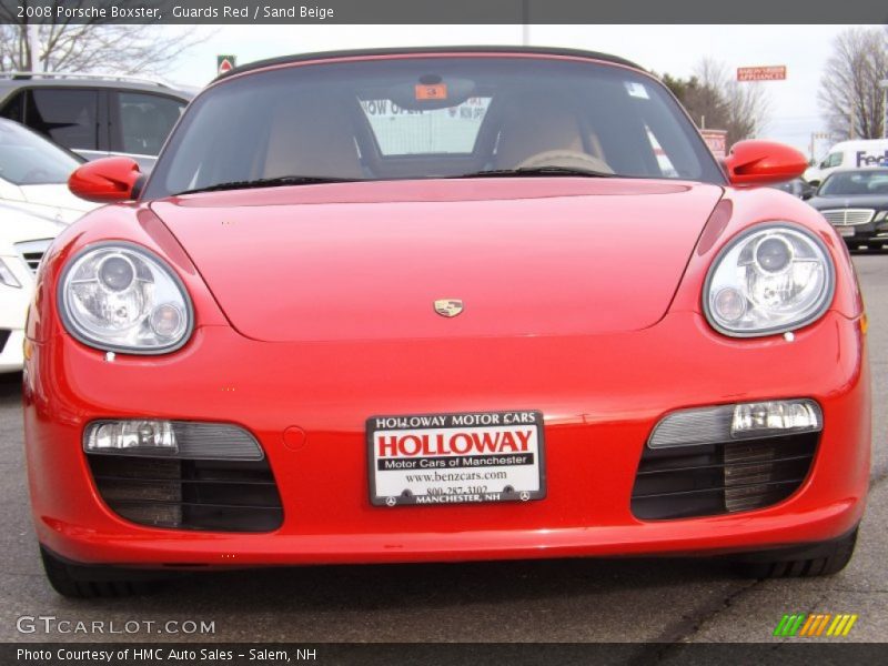 Guards Red / Sand Beige 2008 Porsche Boxster