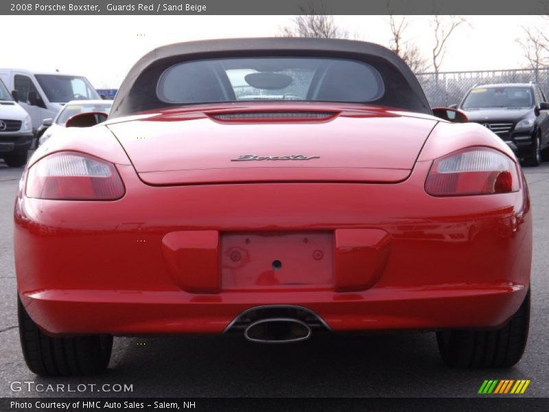 Guards Red / Sand Beige 2008 Porsche Boxster