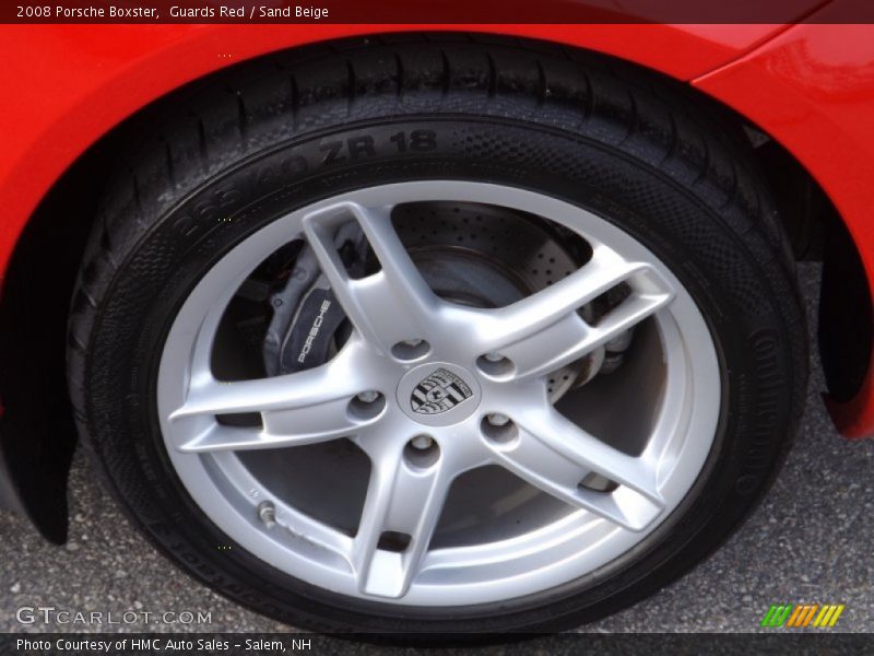 Guards Red / Sand Beige 2008 Porsche Boxster