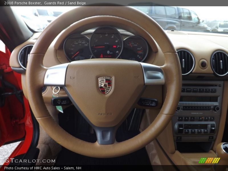 Guards Red / Sand Beige 2008 Porsche Boxster