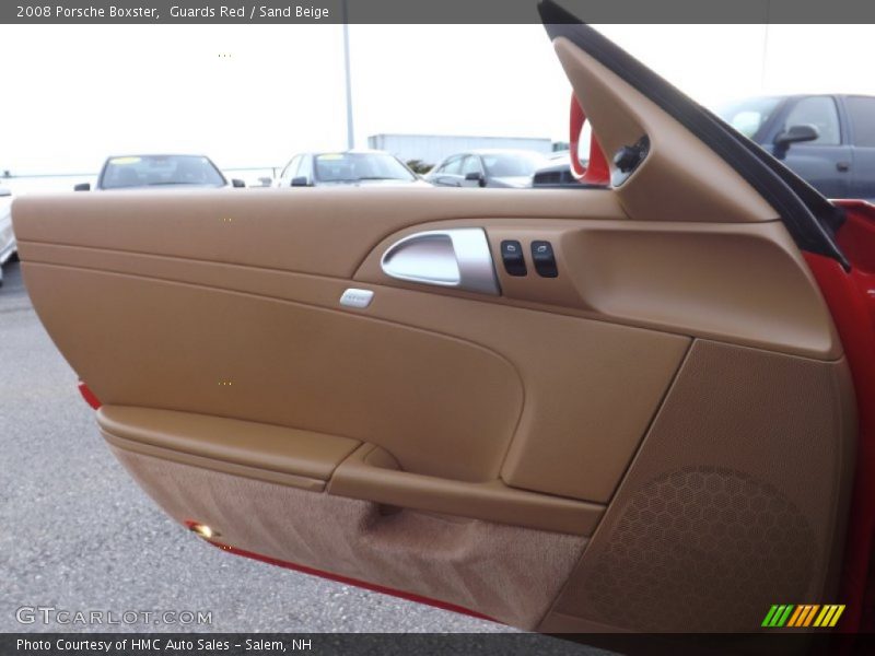 Guards Red / Sand Beige 2008 Porsche Boxster