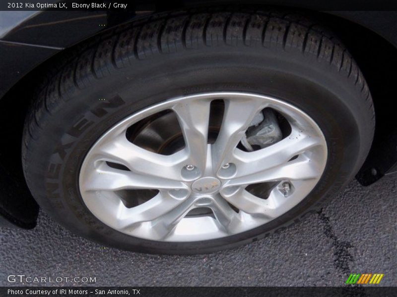 Ebony Black / Gray 2012 Kia Optima LX
