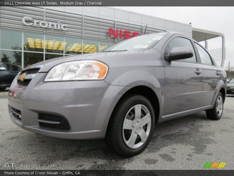 Medium Gray / Charcoal 2011 Chevrolet Aveo LT Sedan