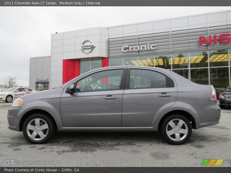 Medium Gray / Charcoal 2011 Chevrolet Aveo LT Sedan