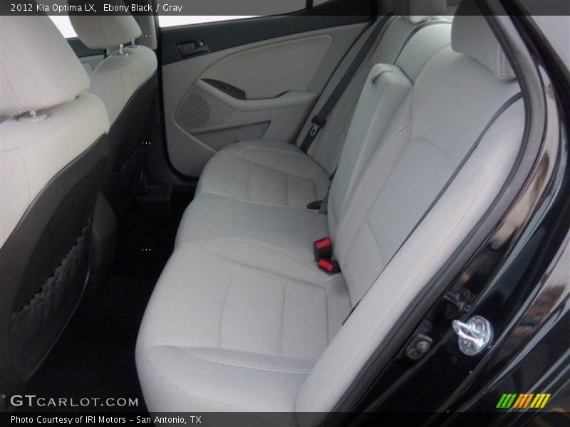 Ebony Black / Gray 2012 Kia Optima LX