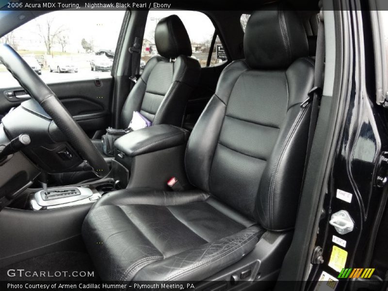 Front Seat of 2006 MDX Touring