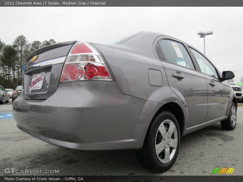 Medium Gray / Charcoal 2011 Chevrolet Aveo LT Sedan