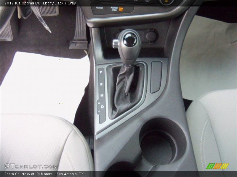 Ebony Black / Gray 2012 Kia Optima LX