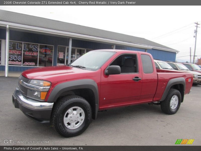 Cherry Red Metallic / Very Dark Pewter 2006 Chevrolet Colorado Z71 Extended Cab 4x4