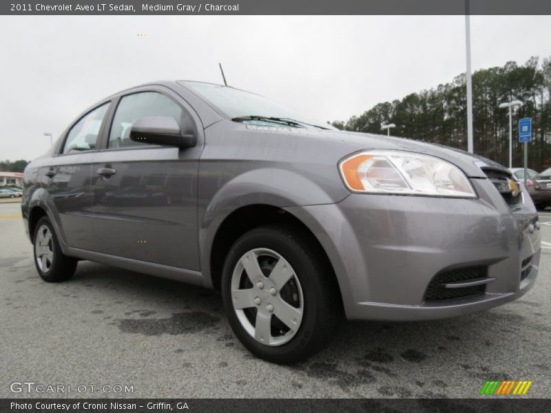 Medium Gray / Charcoal 2011 Chevrolet Aveo LT Sedan