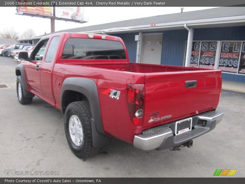 Cherry Red Metallic / Very Dark Pewter 2006 Chevrolet Colorado Z71 Extended Cab 4x4
