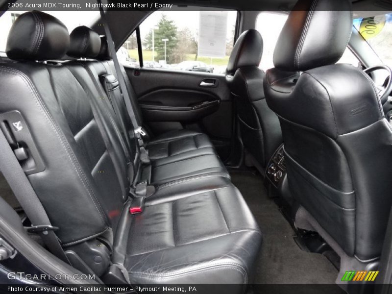 Rear Seat of 2006 MDX Touring
