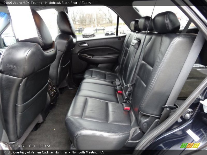 Rear Seat of 2006 MDX Touring