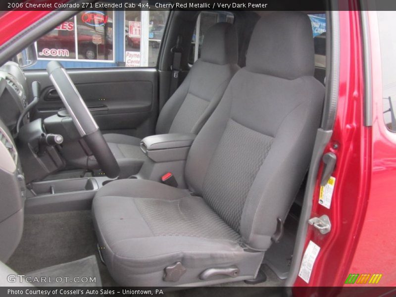 Cherry Red Metallic / Very Dark Pewter 2006 Chevrolet Colorado Z71 Extended Cab 4x4