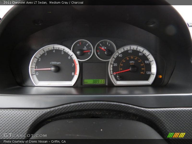 Medium Gray / Charcoal 2011 Chevrolet Aveo LT Sedan