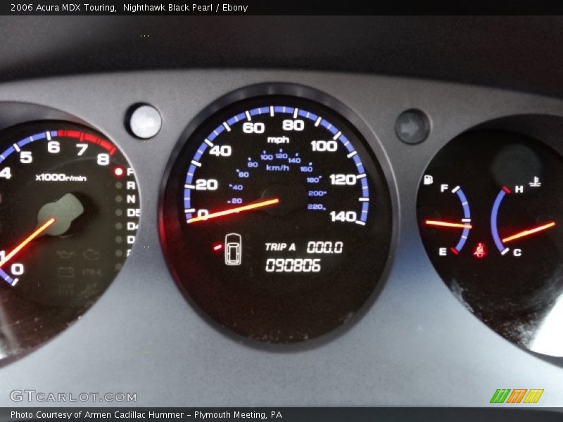  2006 MDX Touring Touring Gauges
