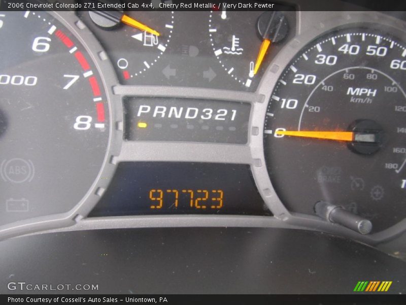 Cherry Red Metallic / Very Dark Pewter 2006 Chevrolet Colorado Z71 Extended Cab 4x4