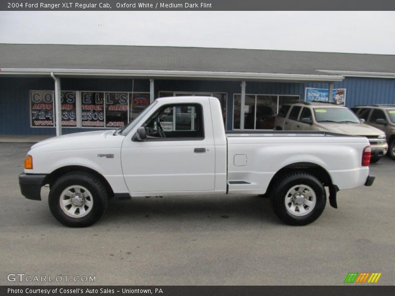 Oxford White / Medium Dark Flint 2004 Ford Ranger XLT Regular Cab