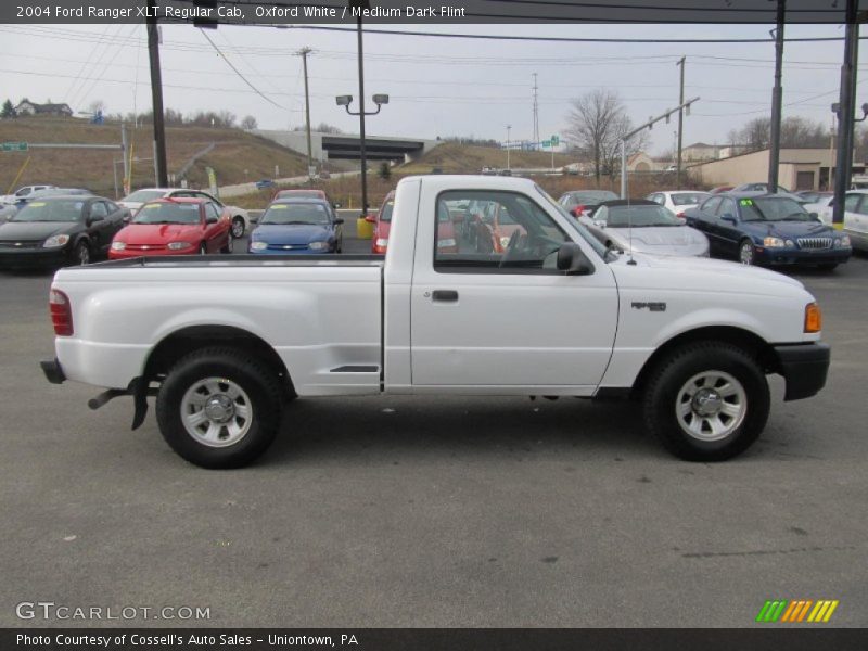 Oxford White / Medium Dark Flint 2004 Ford Ranger XLT Regular Cab