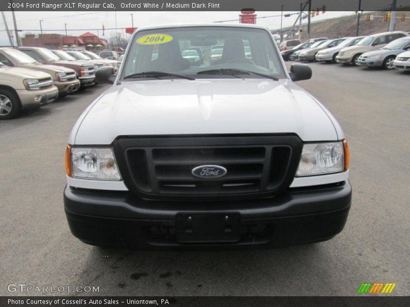 Oxford White / Medium Dark Flint 2004 Ford Ranger XLT Regular Cab