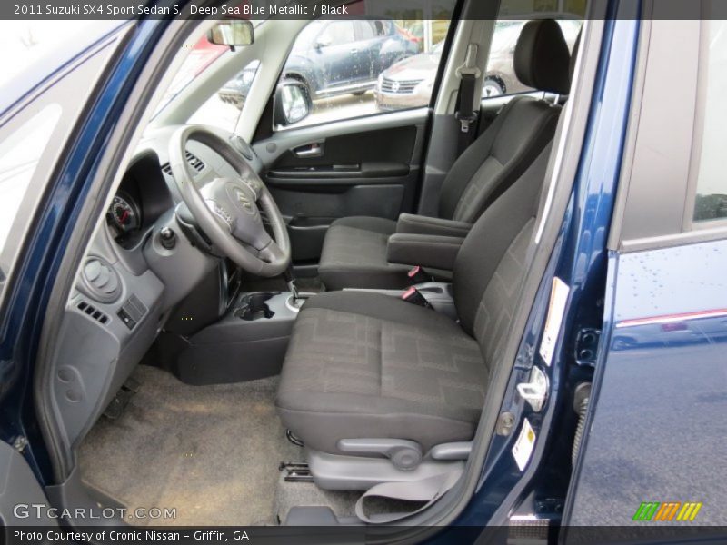  2011 SX4 Sport Sedan S Black Interior