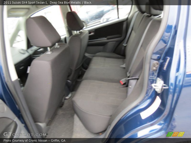 Deep Sea Blue Metallic / Black 2011 Suzuki SX4 Sport Sedan S