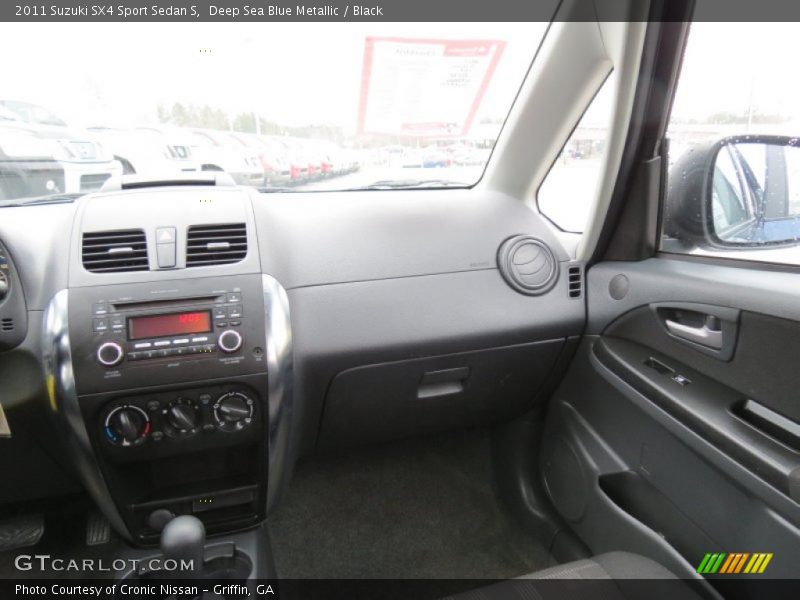 Deep Sea Blue Metallic / Black 2011 Suzuki SX4 Sport Sedan S