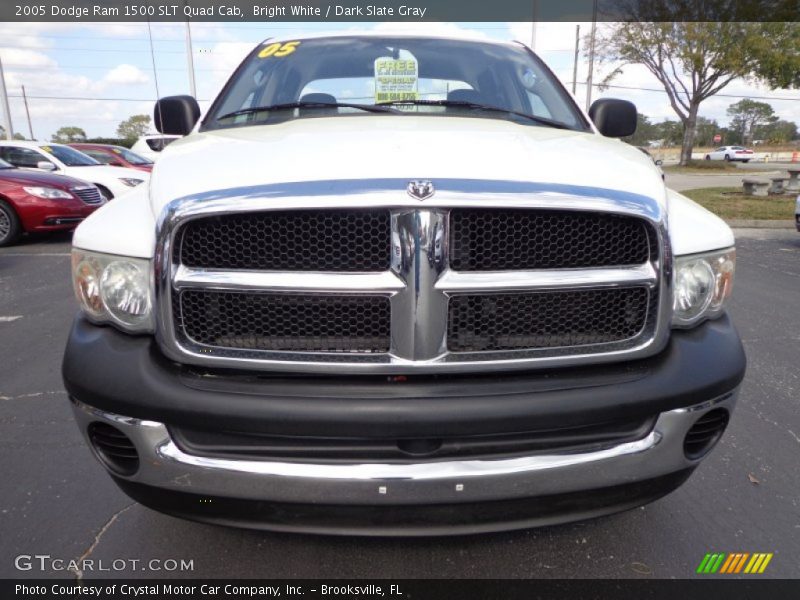 Bright White / Dark Slate Gray 2005 Dodge Ram 1500 SLT Quad Cab
