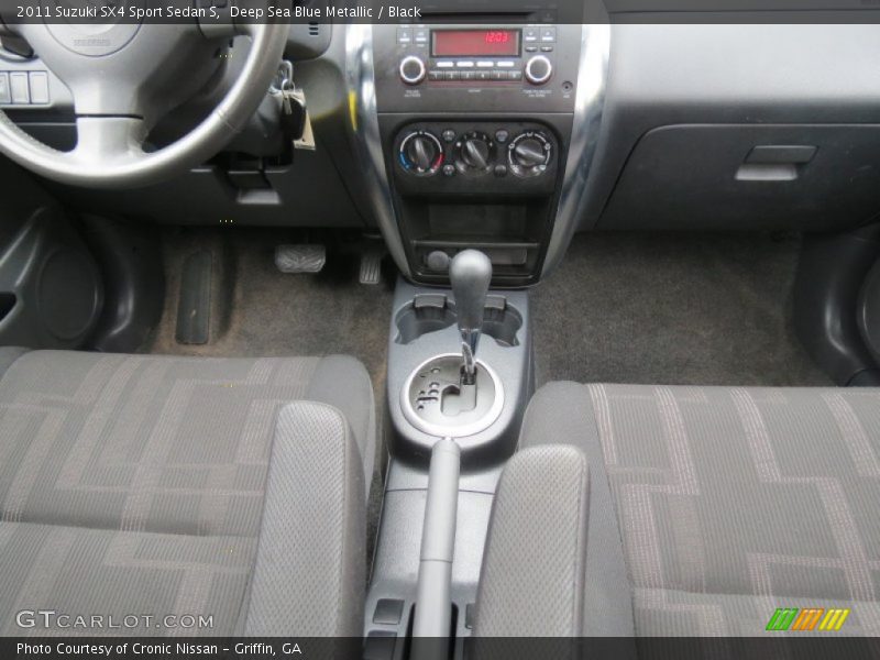 Deep Sea Blue Metallic / Black 2011 Suzuki SX4 Sport Sedan S