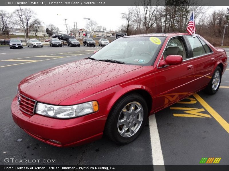 Crimson Red Pearl / Neutral Shale 2003 Cadillac Seville STS