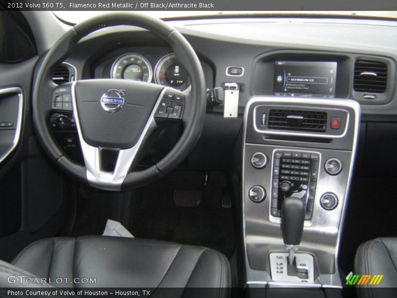 Flamenco Red Metallic / Off Black/Anthracite Black 2012 Volvo S60 T5