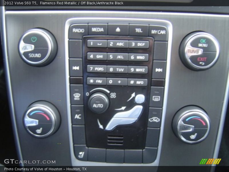 Flamenco Red Metallic / Off Black/Anthracite Black 2012 Volvo S60 T5