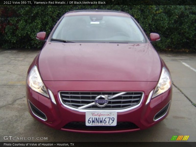 Flamenco Red Metallic / Off Black/Anthracite Black 2012 Volvo S60 T5