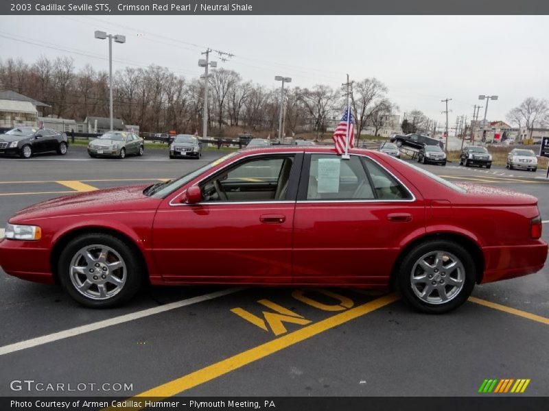 Crimson Red Pearl / Neutral Shale 2003 Cadillac Seville STS