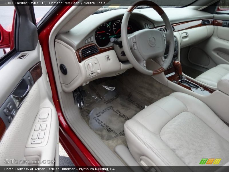 Crimson Red Pearl / Neutral Shale 2003 Cadillac Seville STS