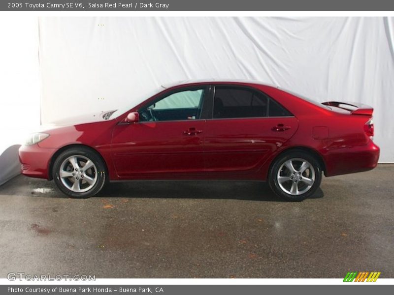 Salsa Red Pearl / Dark Gray 2005 Toyota Camry SE V6