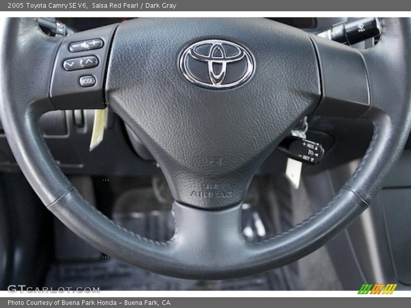 Salsa Red Pearl / Dark Gray 2005 Toyota Camry SE V6