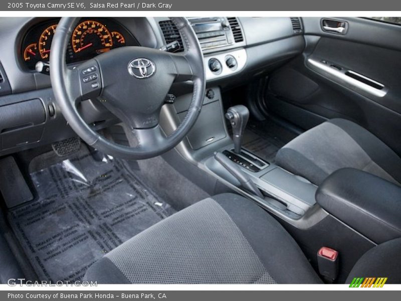 Salsa Red Pearl / Dark Gray 2005 Toyota Camry SE V6