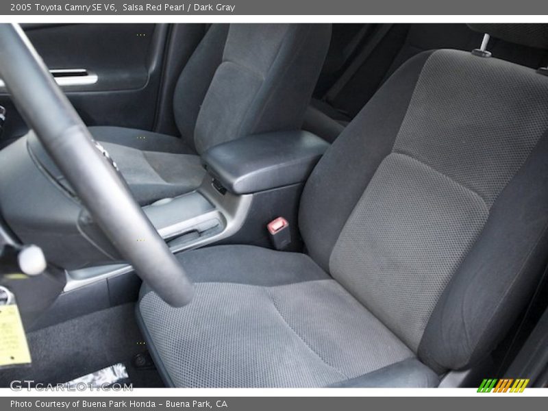 Salsa Red Pearl / Dark Gray 2005 Toyota Camry SE V6