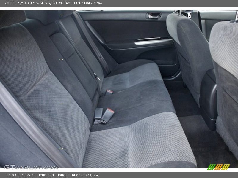 Salsa Red Pearl / Dark Gray 2005 Toyota Camry SE V6