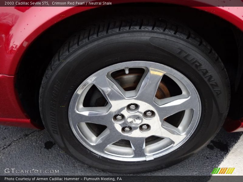 Crimson Red Pearl / Neutral Shale 2003 Cadillac Seville STS