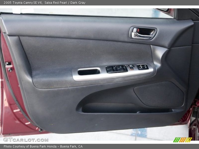 Salsa Red Pearl / Dark Gray 2005 Toyota Camry SE V6
