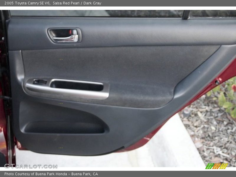 Salsa Red Pearl / Dark Gray 2005 Toyota Camry SE V6