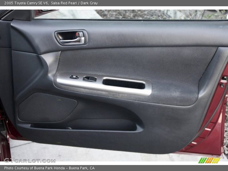 Salsa Red Pearl / Dark Gray 2005 Toyota Camry SE V6