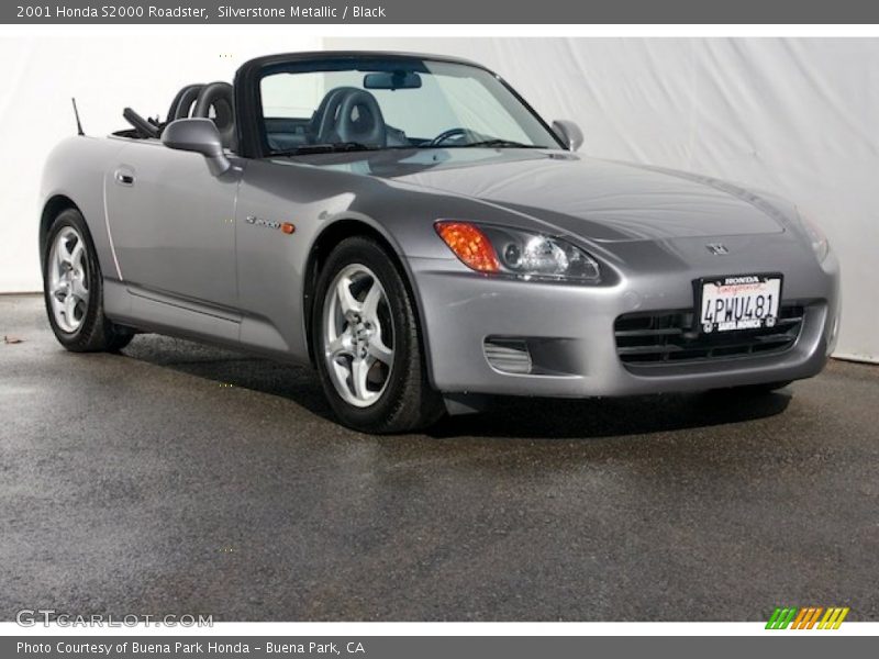 Silverstone Metallic / Black 2001 Honda S2000 Roadster