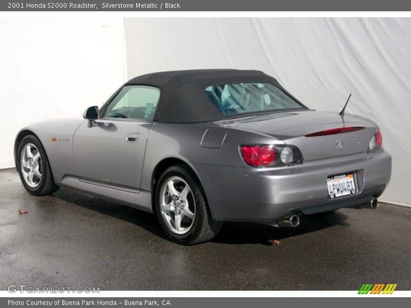 Silverstone Metallic / Black 2001 Honda S2000 Roadster
