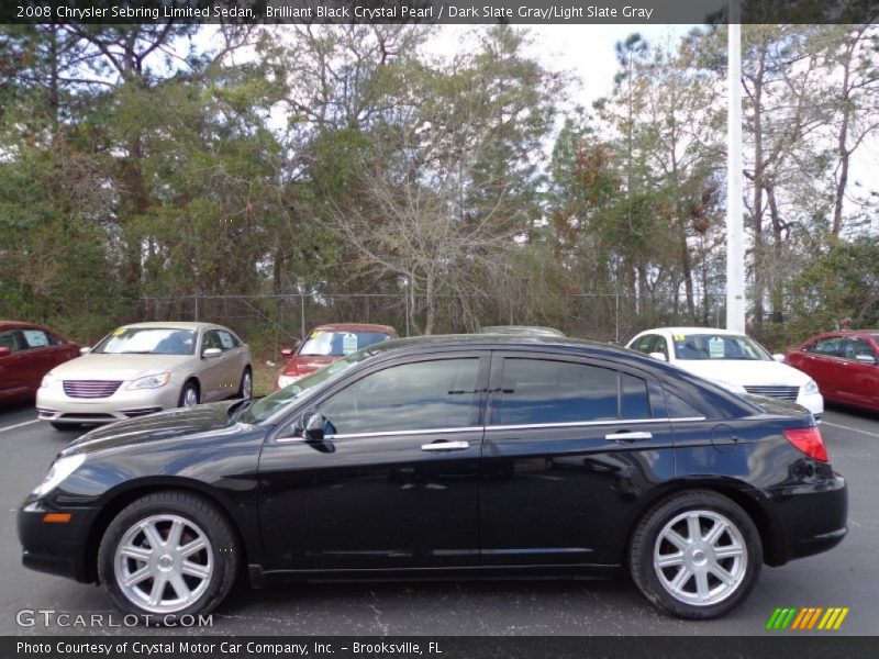  2008 Sebring Limited Sedan Brilliant Black Crystal Pearl