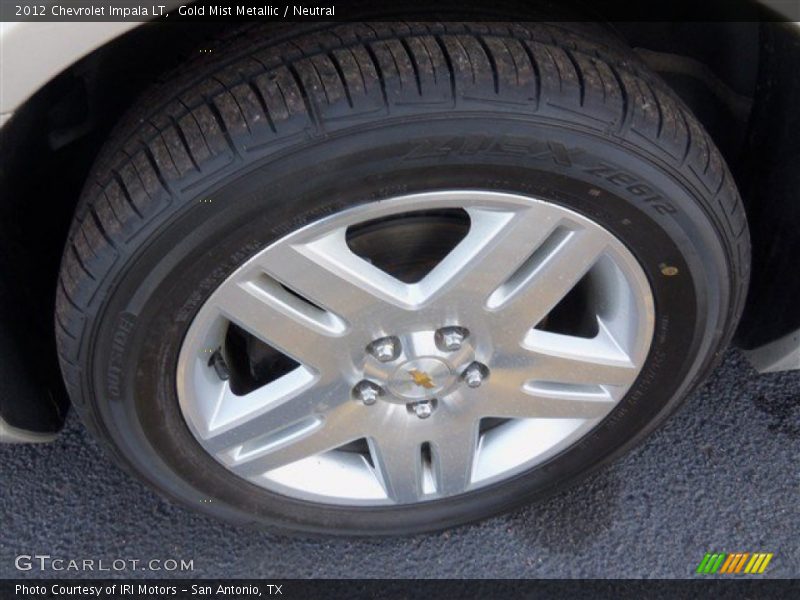 Gold Mist Metallic / Neutral 2012 Chevrolet Impala LT