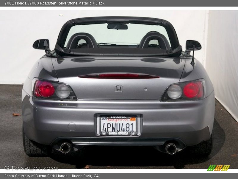 Silverstone Metallic / Black 2001 Honda S2000 Roadster