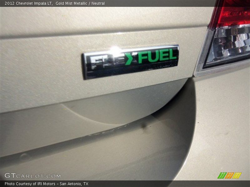 Gold Mist Metallic / Neutral 2012 Chevrolet Impala LT